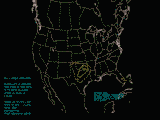 1300 UTC Damaging wind probabilities graphic