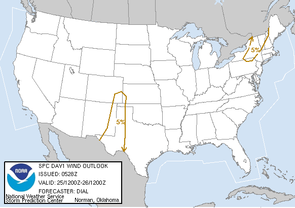 20040925 1200 UTC Day 1 Damaging Wind Probabilities Graphic