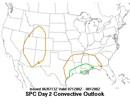 0800 UTC Day 2 Outlook Graphic