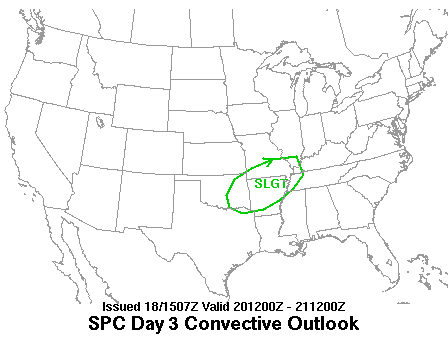 1200 UTC Day 3 Outlook Graphic