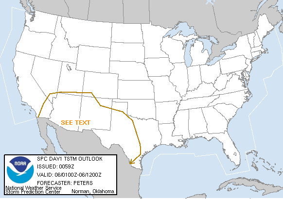 20050306 0100 UTC Day 1 Outlook Graphic