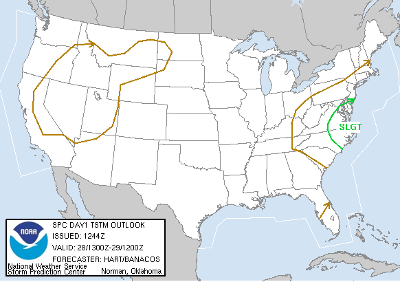 20050328 1300 UTC Day 1 Outlook Graphic