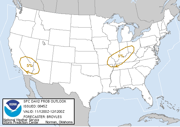 20050110 0800 UTC Day Probabilitic Graphic