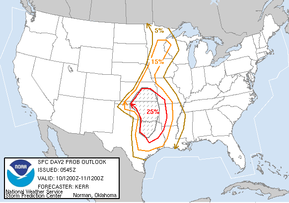 20050409 0800 UTC Day Probabilitic Graphic