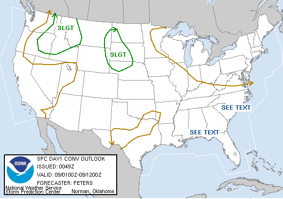 20060809 0100 UTC Day 1 Outlook Graphic