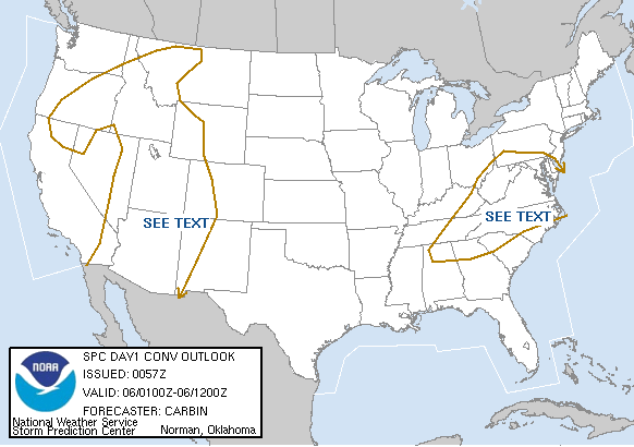 20061006 0100 UTC Day 1 Outlook Graphic