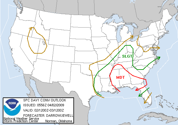 20090402 1200 UTC Day 1 Outlook Graphic