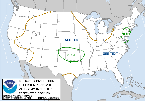 20090728 0600 UTC Day 2 Outlook Graphic