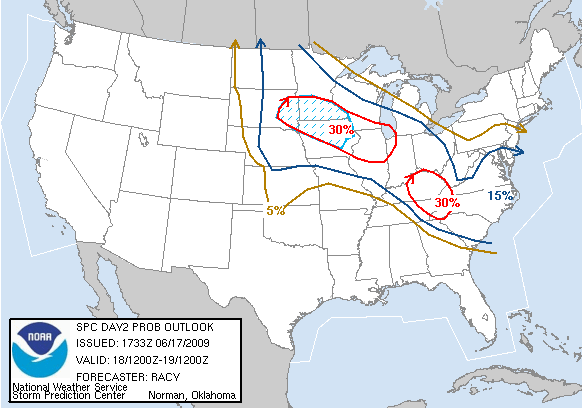 20090617 1730 UTC Day Probabilitic Graphic