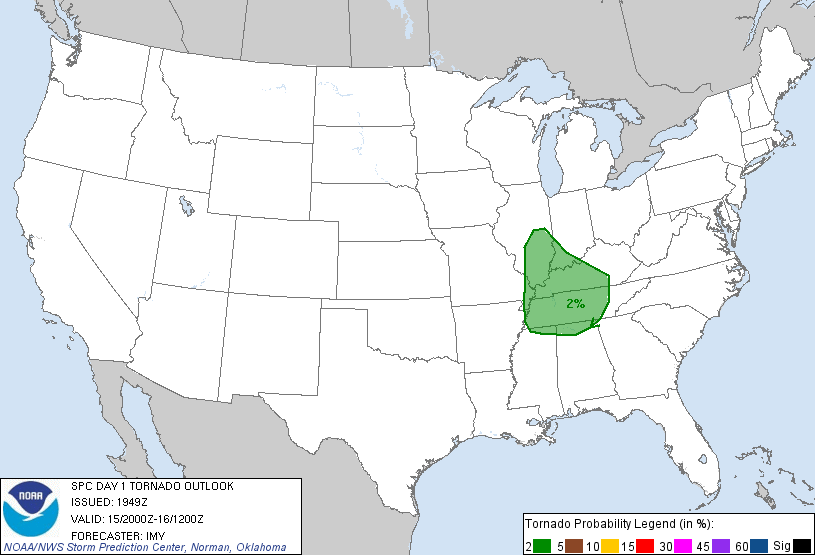 20110615 2000 UTC Day 1 Tornado Probabilities Graphic