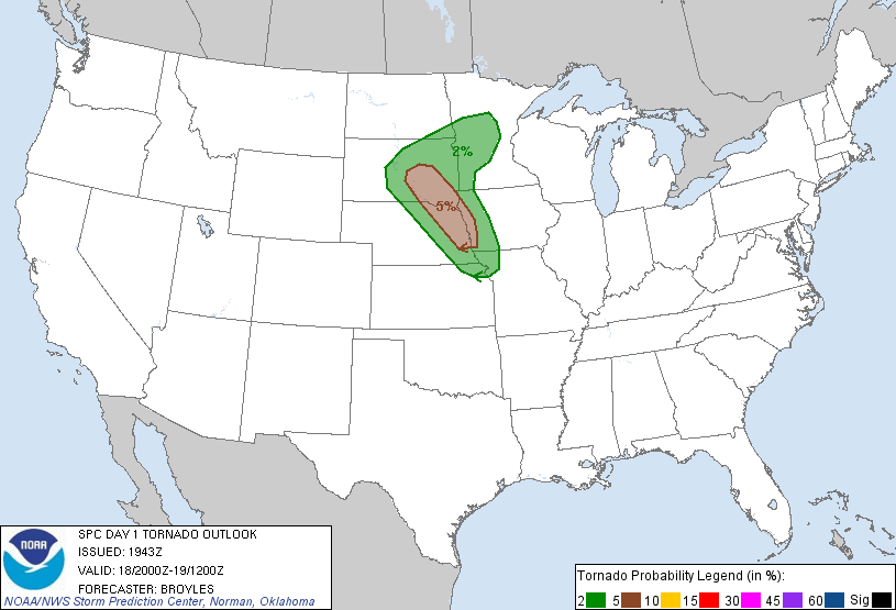 20110818 2000 UTC Day 1 Tornado Probabilities Graphic