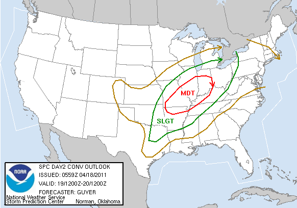 20110418 0600 UTC Day 2 Outlook Graphic