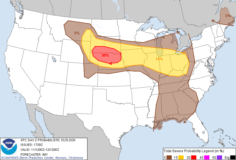 20110710 1730 UTC Day Probabilitic Graphic