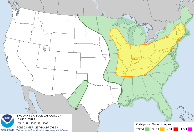 20130626 1200 UTC Day 1 Outlook Graphic