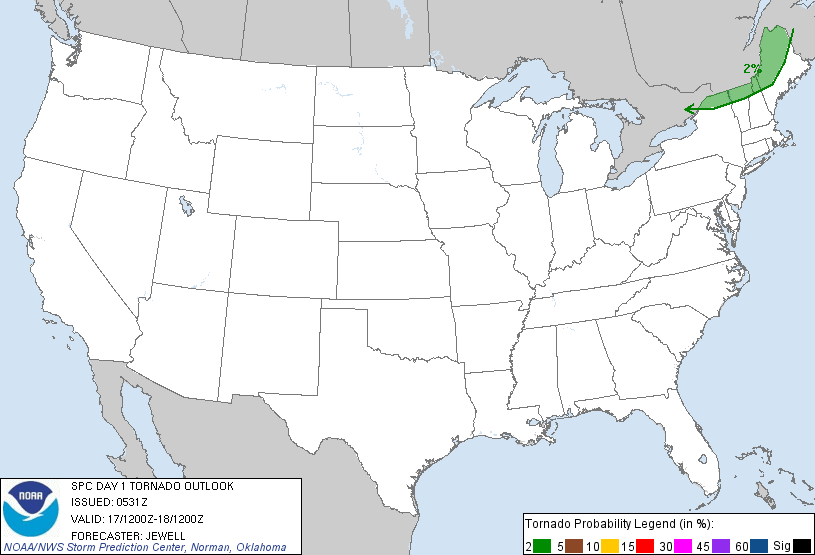 20130717 1200 UTC Day 1 Tornado Probabilities Graphic