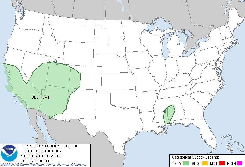 20140301 0100 UTC Day 1 Outlook Graphic