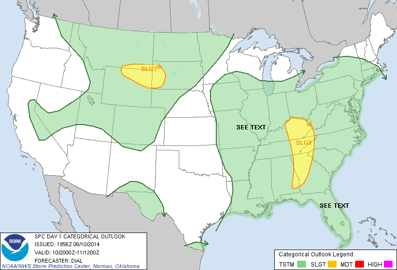 20140610 2000 UTC Day 1 Outlook Graphic