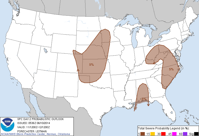 20140610 0600 UTC Day Probabilitic Graphic