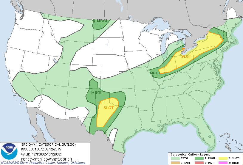 20150612 1300 UTC Day 1 Outlook Graphic