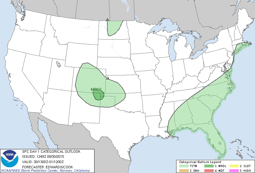 20150930 1300 UTC Day 1 Outlook Graphic