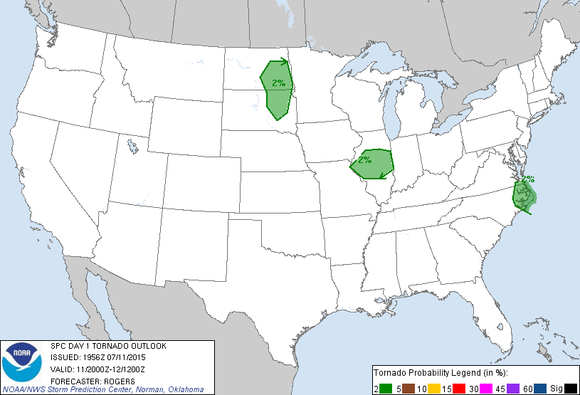 20150711 2000 UTC Day 1 Tornado Probabilities Graphic