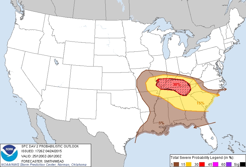 20150424 1730 UTC Day Probabilitic Graphic