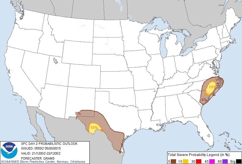 20150520 0600 UTC Day Probabilitic Graphic