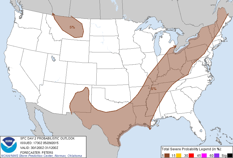 20150529 1730 UTC Day Probabilitic Graphic