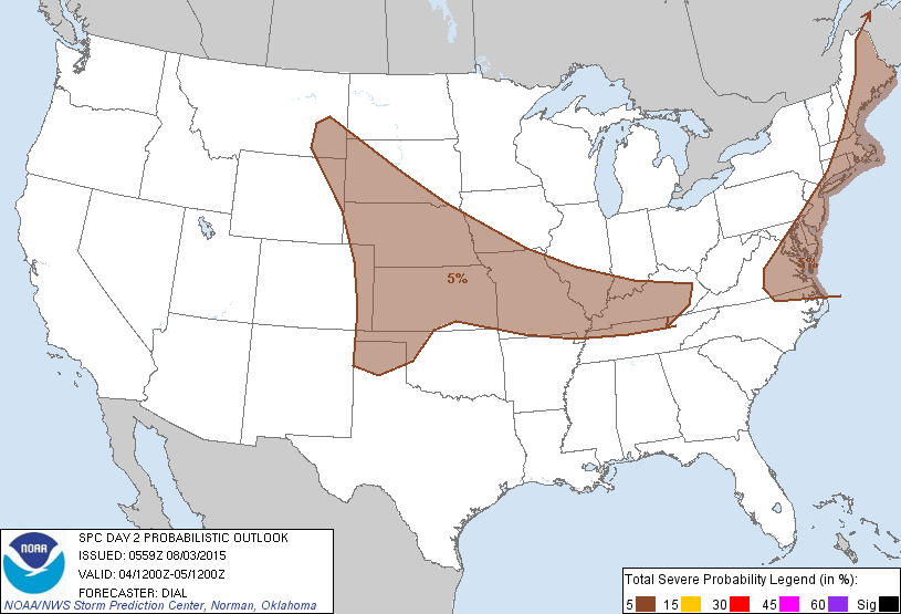 20150803 0600 UTC Day Probabilitic Graphic