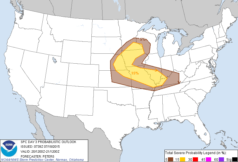 20150718 0730 UTC Day Probabilitic Graphic