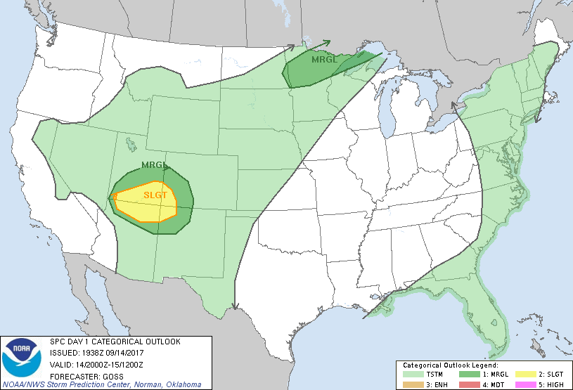 20170914 2000 UTC Day 1 Outlook Graphic