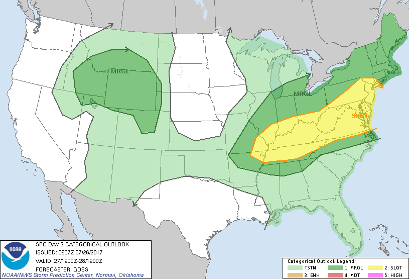 20170726 0600 UTC Day 2 Outlook Graphic