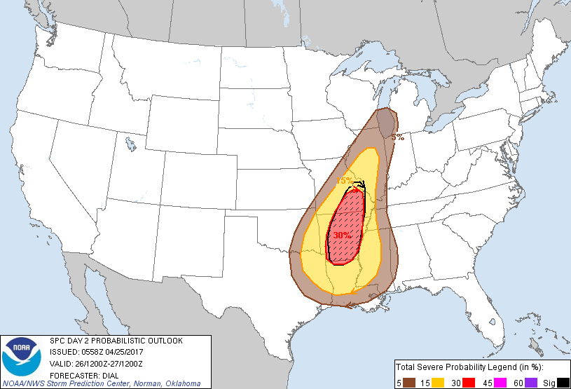 20170425 0600 UTC Day Probabilitic Graphic