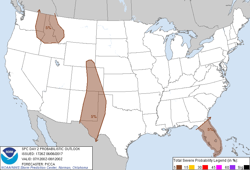 20170606 1730 UTC Day Probabilitic Graphic