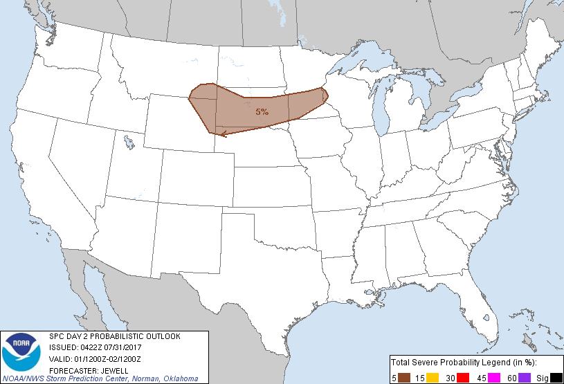 20170731 0600 UTC Day Probabilitic Graphic