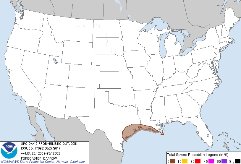 20170827 1730 UTC Day Probabilitic Graphic