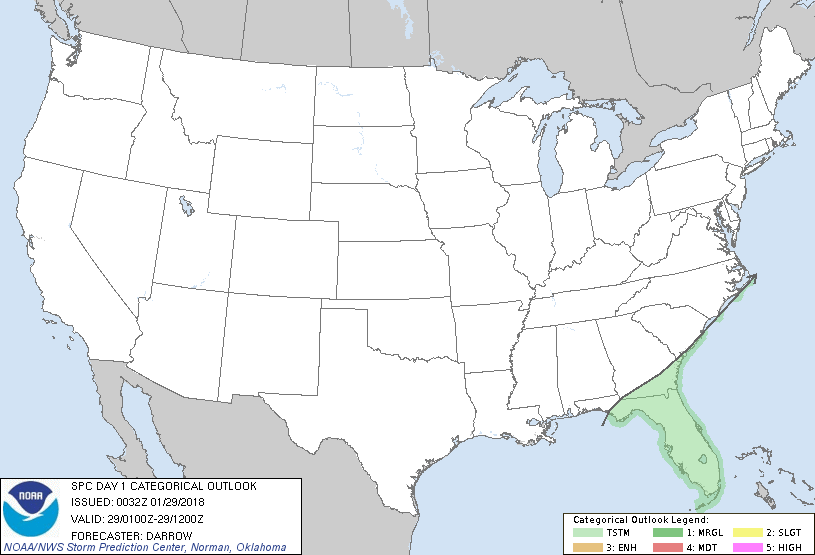 20180129 0100 UTC Day 1 Outlook Graphic