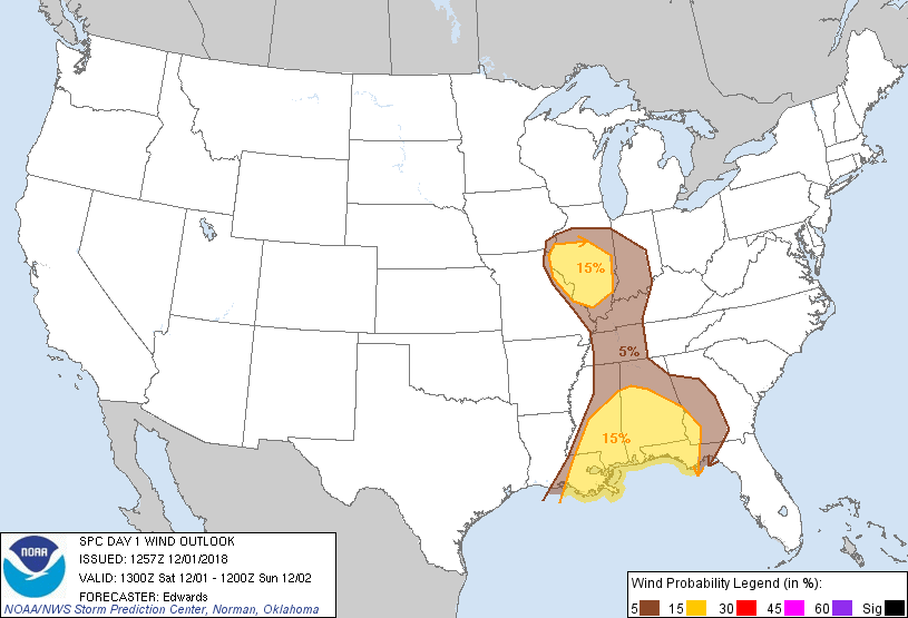 SPC Day 1 Hail Outlook