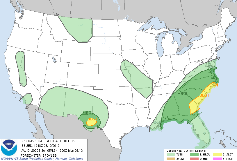 20190512 2000 UTC Day 1 Outlook Graphic