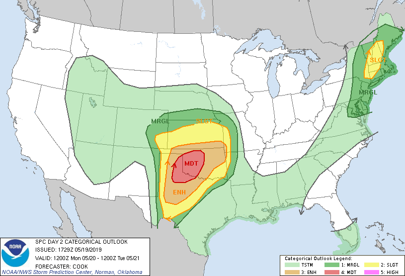 20190519 1730 UTC Day 2 Outlook Graphic