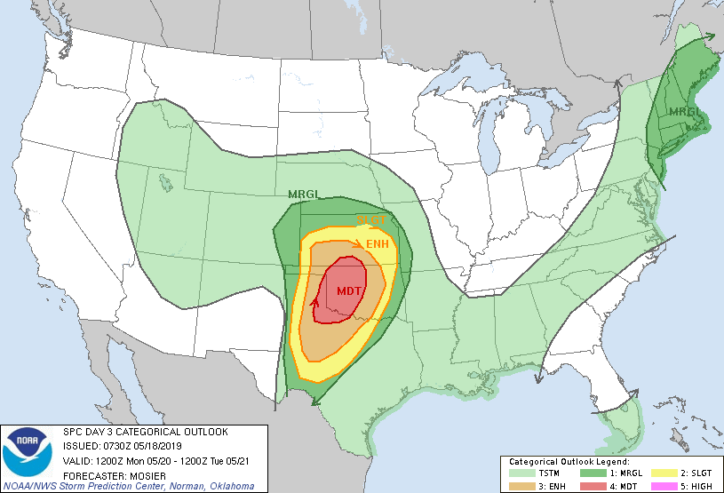 20190518 0730 UTC Day 3 Outlook Graphic