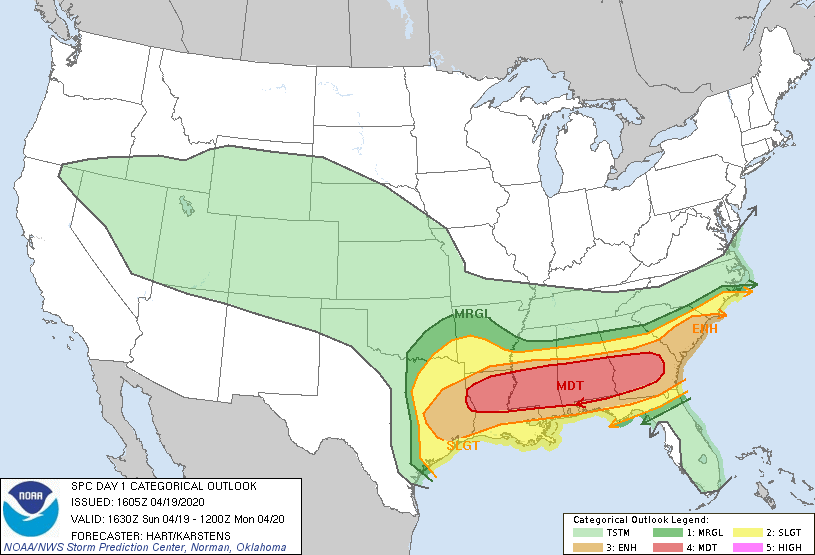 20200419 1630 UTC Day 1 Outlook Graphic