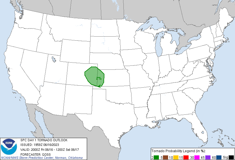 20230616 2000 UTC Day 1 Tornado Probabilities Graphic