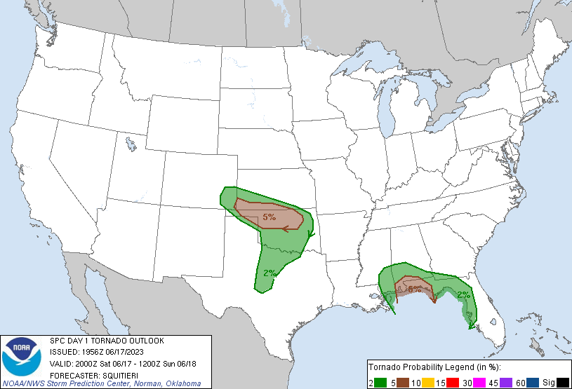 20230617 2000 UTC Day 1 Tornado Probabilities Graphic