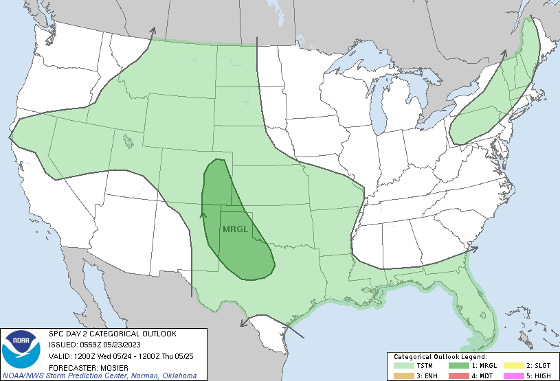 20230523 0600 UTC Day 2 Outlook Graphic