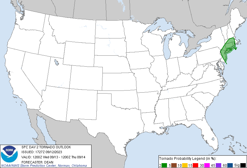 20230912 1730 UTC Day 2 Tornado Probabilities Graphic