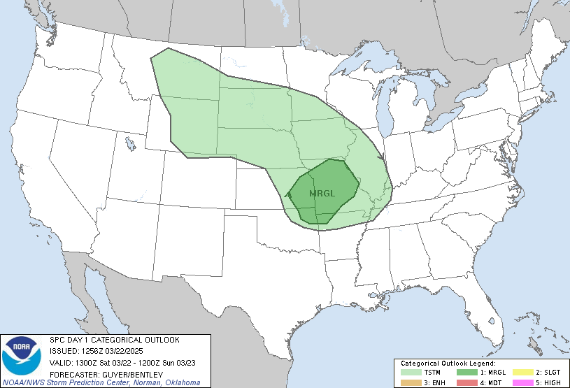 1-Day Outlook