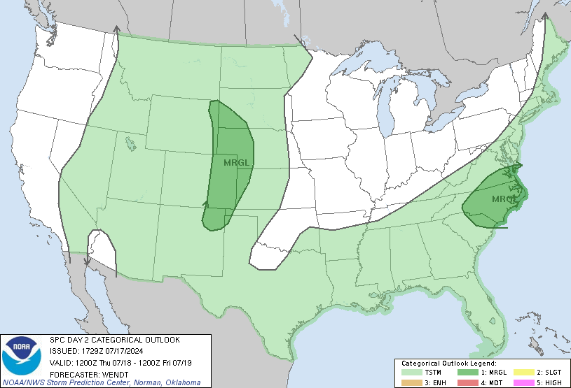 Day 2 Severe Thunderstorm Potential