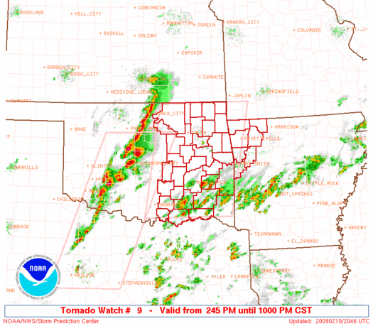 WW0009 Initial Radar image