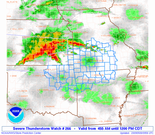 WW0266 Initial Radar image